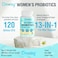 Menopause Supplements for Women 120 Billion CFU Probiotic 13in1 Herbs Probiotics Complex for Menopause Relief Hormone Balance Hot Flashes Night Sweats Mood Swings Gut  Immunity  60 Capsule