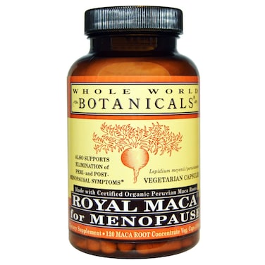 WHOLE WORLD BOTANICALS Royal Maca For Menopause 120 CT