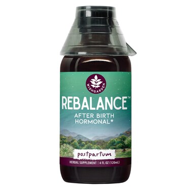 WishGarden Herbs ReBalance After Birth Hormonal  PlantBased Herbal Supplement with Vitex Berry  Motherwort Supports Healthy Postpartum Hormone Levels and Postnatal Hormone Balance 4oz