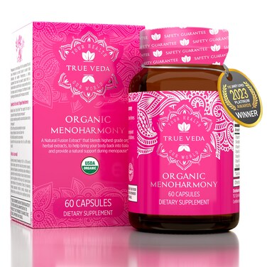 Menopause Supplements for Women  USDA Organic  Menopause Support  Female Hormone Balance Supplement  Also Supporting with Premenopause and Perimenopause  60 Vegan Capsules
