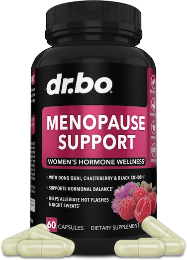 Menopause Supplements for Women Support Pills  Natural Menopause Relief for Hot Flashes Night Sweats  Mood Swings with Dong Quai Chasteberry  Black Cohosh  Hormone Balance for Women Supplement