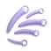 5 Pack Silicone Pelvic Floor Muscle Dilator Trainer SetPelvic Wand Massager for WomenPelvic Floor Strengthening Device  Purple with Storage Bag