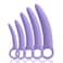 5 Pack Silicone Pelvic Floor Muscle Dilator Trainer SetPelvic Wand Massager for WomenPelvic Floor Strengthening Device  Purple with Storage Bag