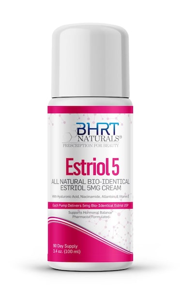 Estrogen Cream for Women Menopause Relief  All Natural Bioidentical Estriol Cream  Hormone Balance BHRT  Pharmacist Formulated Professional Grade  Made in USA White