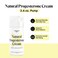 Natural Progesterone Cream for Women  Micronized Bioidentical Progesterone Cream from Wild Yam for Menopause Relief  Optimal Balance 34 oz  500mg Progesteroneoz