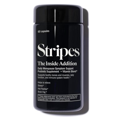 Stripes Beauty by Naomi Watts  The Inside Addition Supplement Support for Perimenopause  Menopause Symptoms Relieve Hot Flashes Stress  Brain Fog Probiotic Multi Vitamin 60 Ct