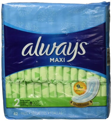AlwaysMaxi Long Without Wings  6 Pack