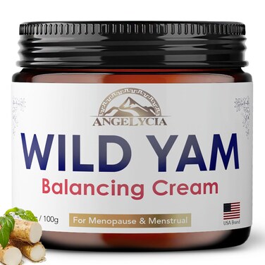 Wild Yam Cream for Hormone Balance  Hormone Balance for Women  Estrogen Cream  100 Pure Organic Wild Yam Cream  Wild Yam Cream Organic For Pms  Perimenopause  Menopause Support  All Skins