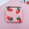 Sanitary Napkin Storage Bag3pack Sanitary Napkin Pads Storage Bag with Zipper 5x5 inches First Period Bag for GirlsWomenLadiesStrawberry