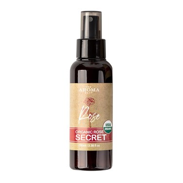 USDA TheAromaShop Organic Rose Secret pH Balanced Feminine Hygiene Spray AllNatural Odor Neutralizer for Everyday Freshness 338 fl oz 100 ml