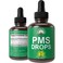PMS Relief 9In1 Liquid Drops Supplement 9 Herbal Ingredients to Support Period Cramps Pain For Women Vegan Zero Sugar Vitamins with Organic Chaste Tree Berries Cramp Bark Yam Root Nettle Leaf