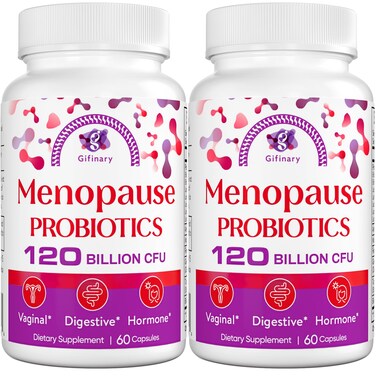 Menopause Supplements for Women 120 Billion CFU Probiotics for Women AllNatural Probiotic Supplements for Menopause Hot Flashes Night Sweats Mood Swings Gut and Hormone  120 Herbal Capsules