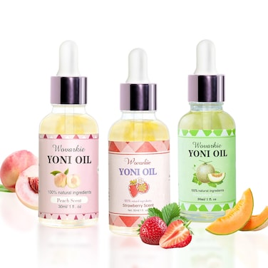 Yoni Oil for Women Set Of 3 100 Natural Feminine Oil Deodorant for Women Eliminates Odor and Ph Balanced Feminine Serum Made with Pure Natural Essential Oils 1 fl oz30 ml