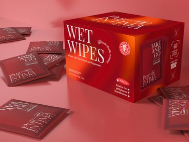 Feminine Wipes Individually Wrapped 40 Pack  Flushable Wipes Travel Essentials For Women  Feminine Care Wet Wipes Travel Size Toiletries  Wipes For Adults  Purse Essentials  Toallitas