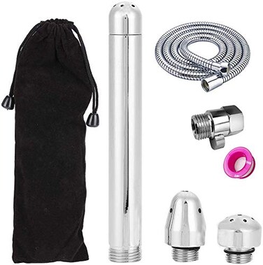 Shower Douche Kit  3 Heads Shower Douche Cleansing SystemRegulator and 59inch Hose
