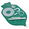 Enema Bag Kit for Colon Cleansing with Platinum Cured Silicone Hose 2 Quart Open Top  Green