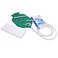 Enema Bag Kit for Colon Cleansing with Platinum Cured Silicone Hose 2 Quart Open Top  Green