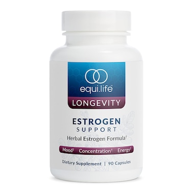Equilife  Estrogen Support Herbal Hormone Support Estrogen Supplement for Women Promote Hormonal Balance for Women Rich in Herbal Extracts NonGMO GlutenFree Dairy  SoyFree 90 Capsules