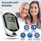 MeteneTD4116 Blood Glucose Monitor Kit 100 Glucometer Strips 100 Lancets 1 Blood Sugar Monitor Blood Sugar Test Kit with Control Solution Lancing Device No Coding Large Display
