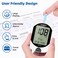 MeteneTD4116 Blood Glucose Monitor Kit 100 Glucometer Strips 100 Lancets 1 Blood Sugar Monitor Blood Sugar Test Kit with Control Solution Lancing Device No Coding Large Display