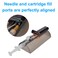 Tandem tslim X2 Pump Cartridge Filling Tool Accessories tslim X2 Insulin Precise Alignment Filling Tool Accessories Diabetic with Shaky Hands Visual Impairment Supplies Black