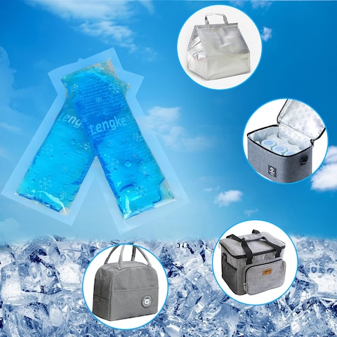 Cooler Ice Pack  Reusable Cooler Packs for Insulin Cooler Travel Case by YOUSHARES Pack of 4