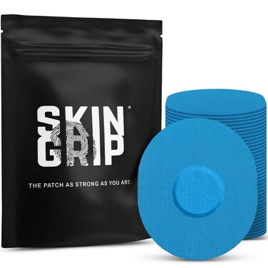 Skin GripCGM Patches for Medtronic Guardian Sensor 20Pack Waterproof  Sweatproof for 1014 Days PreCut Adhesive Tape Continuous Glucose Monitor ProtectionBlue