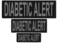 Dogline Diabetic Alert Removable Velcro Patches