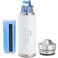 Portable Insulin Cooler Travel Case Diabetic Insulin Vial Carrying Case Insulin Pen Cooler Bottle Big Capacity Insulated Steel The Vacuum Thermos Bottle and Biogel Pack
