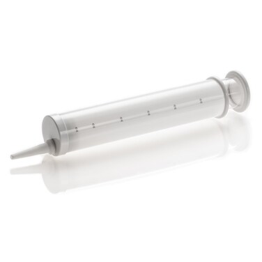 250ml Syringe Launcher Applicators Lube TubeOil Shooter LauncherHealth Care Aid ToolsWith Scales Smooth Rounded Tip  Cap Syringe White