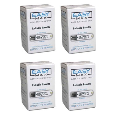 EasyMax Test Strips 200 count 4 boxes of 50