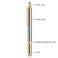Painless Lancing Device Blood Lancet Pen Sterile Gold Plated of Third Generation with 50pcs 23G Needles