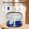 Insulin Cooler Hard Travel Case Diabetes Medication Cooler with Digital Thermometer 4 x 300ml Ice Packs for Double Cooling Time Refrigerated Medication Storage Bag with Moisture Barrier Bag