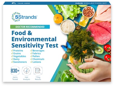 5Strands Food  Environmental Sensitivity Test for Adults  Children 855 Items Tested Kids Intolerance Testing Kit atHome Hair Analysis Results in 5 Days