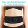 Insulin Pump Belt with Mesh Pouch for Easy Viewing Operation Diabetic T1D Medical Holder Accessories Waist Band with Slits for Tubing Epipen Men Women Adult Black