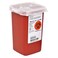 Container Sharps Autodrop Phlebotomy Red 1qt Ea by Kendall Company