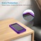 Silicone Case for Omnipod Dash PDM Personal Diabetes Manager Lightweight Shockproof Anti Slip Protective Cover Soft Gel Skin with Raised Bezel for Omnipod Dash Device Purple