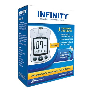 Infinity Automatic Coding Blood Glucose Monitoring System Monitor only Model G5003SK  1 ea