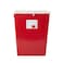 McKesson Prevent Biohazard Sharps Container Premium  PGII Plastic Vertical Entry Rotating Lid  Red 12 gal 13 in x 17 310 in x 20 45 in 1 Count