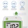 GE333 Blood Glucose Monitoring System  Glucometer  Auto Coding  5Second Results  Bluetooth Rightest Care App Connection  EasytoRead Display
