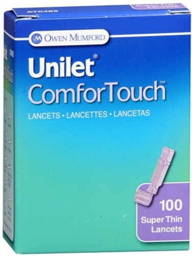 Unilet ComforTouch Lancets Super Thin 30G 100 Each Pack of 2