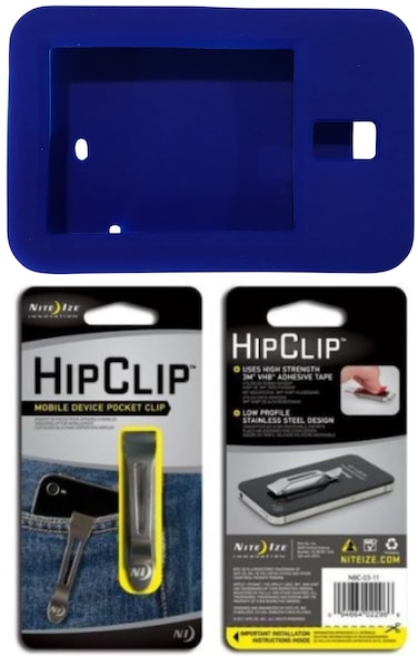 RockaDex Tandem TSlim pump case  clip combo Blue