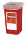 GlobalSharps Container Biohazard Needle Disposal Container  1 Quart Pack of 3