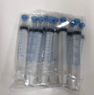 Easy Glide10ml 10cc Oral Syringe Caps Included Great for Oral Medicine and Home Care 50 Count