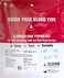 Original Home Blood Typing Kit  New Package  Improved Lancet 8 Kits