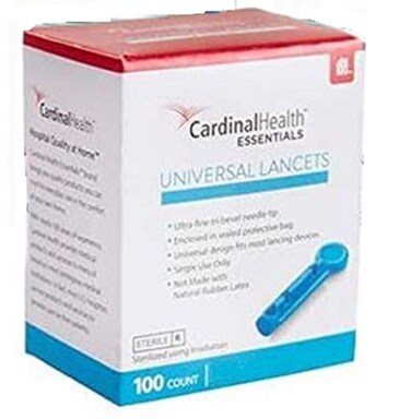 ReliaMed Universal Safety Seal Lancets 30 Gauge  Green 100bx