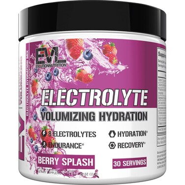 Ultimate Electrolytes Powder Hydration Drink  Quick Replenishing Hydration Powder Electrolyte Drink Mix with 8 Key Electrolytes and Antioxidants  Vegan Gluten Free Keto Friendly Blend Berry Splash