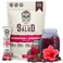 Salud 2in1 Hydration Packets  Immunity Electrolytes Powder Hibiscus  Jamaica Agua Fresca Drink Mix Elderberry Dairy  Soy Free NonGMO Gluten Free Vegan Low Calorie 1g Sugar 15 Servings