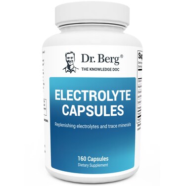 Dr Berg Electrolyte Capsules  Electrolyte Supplements for Supporting Energy Endurance and Hydration  Sugar Free No Maltodextrin Keto Friendly  160 Caps
