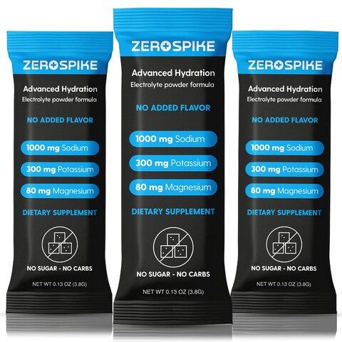 No Sugar Electrolytes Powder Packets  Keto  Fasting Salts Drink Mix  Supplements The Key Hydration Nutrients Missing from Purified Water  Clean Unflavored Calorie Free  30 Sticks